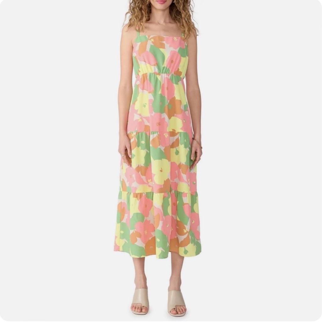 Social Standard By Sanctuary Women’s Tiered Maxi Floral Dress